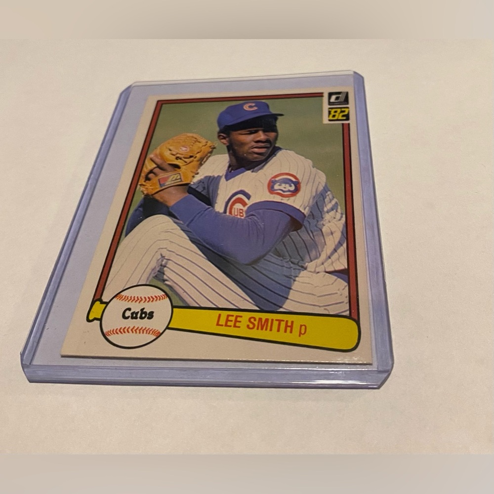 Lee Smith 1982 Rookie Donruss Baseball Card Vintage Collectible